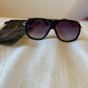 Black and Gold Women's Sunglasses